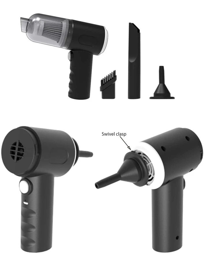 3 in 1 Car Vacuum Cleaner, Cordless Portable Mini Vacuum Cleaner