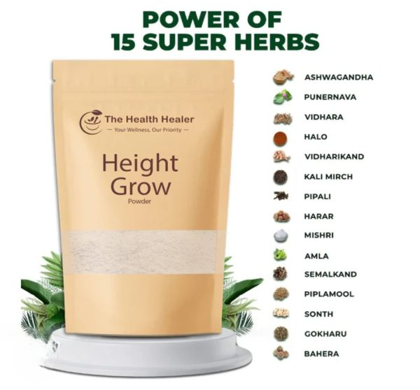 The Health Healer Height Growth Powder  Nutritional Supplement | Wellness & Fitness Support 70g