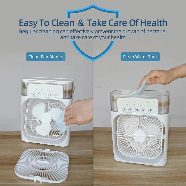 10-Inch Desktop Humidifier Fan – Portable Mist coloor fan