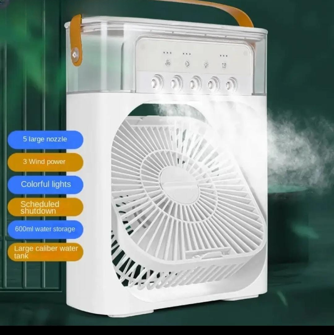 10-Inch Desktop Humidifier Fan – Portable Mist coloor fan