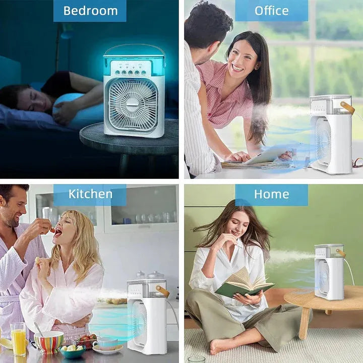 10-Inch Desktop Humidifier Fan – Portable Mist coloor fan